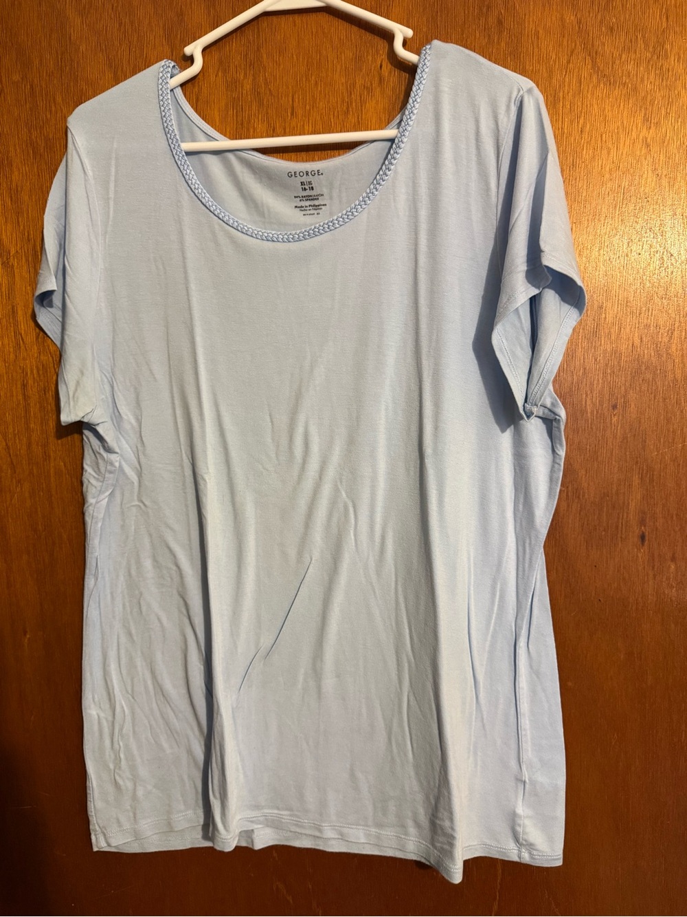 George Pale Blue Crewneck Top